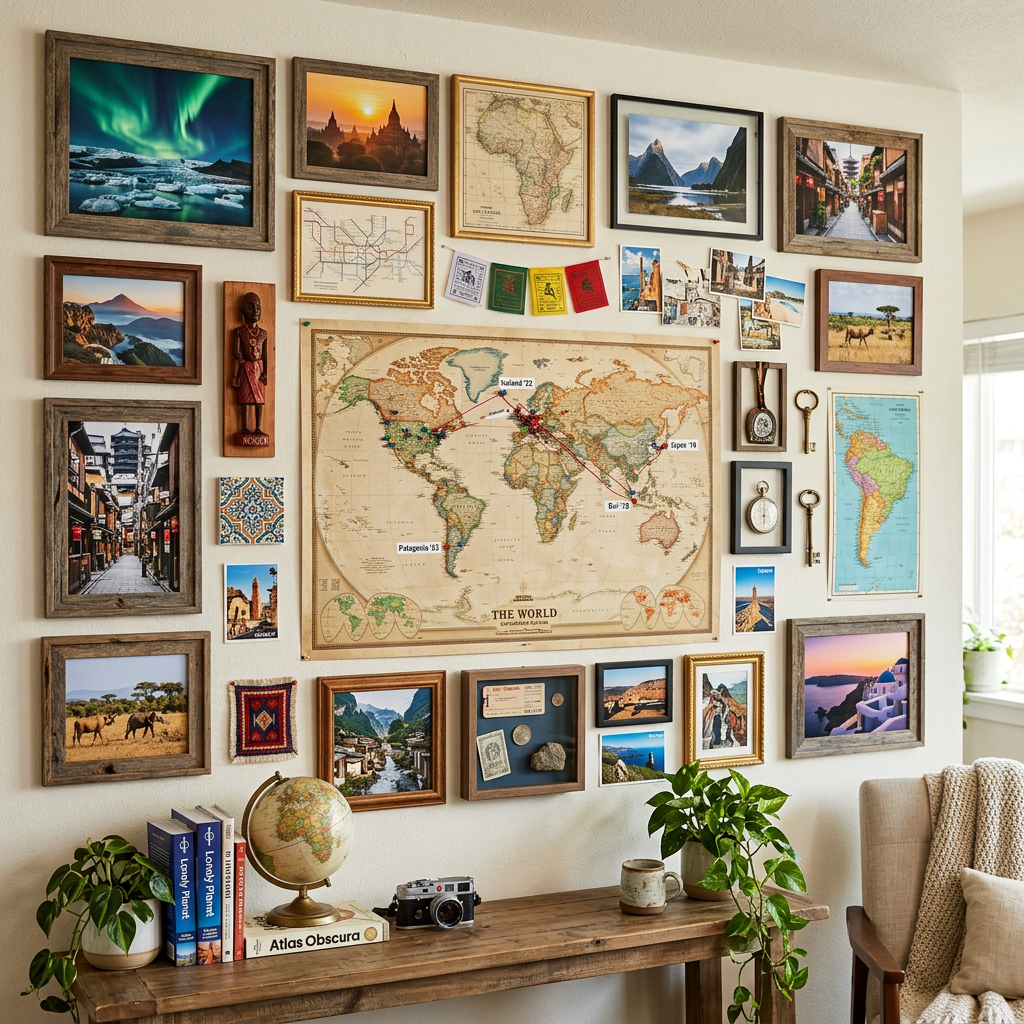 Wanderlust Gallery Wall