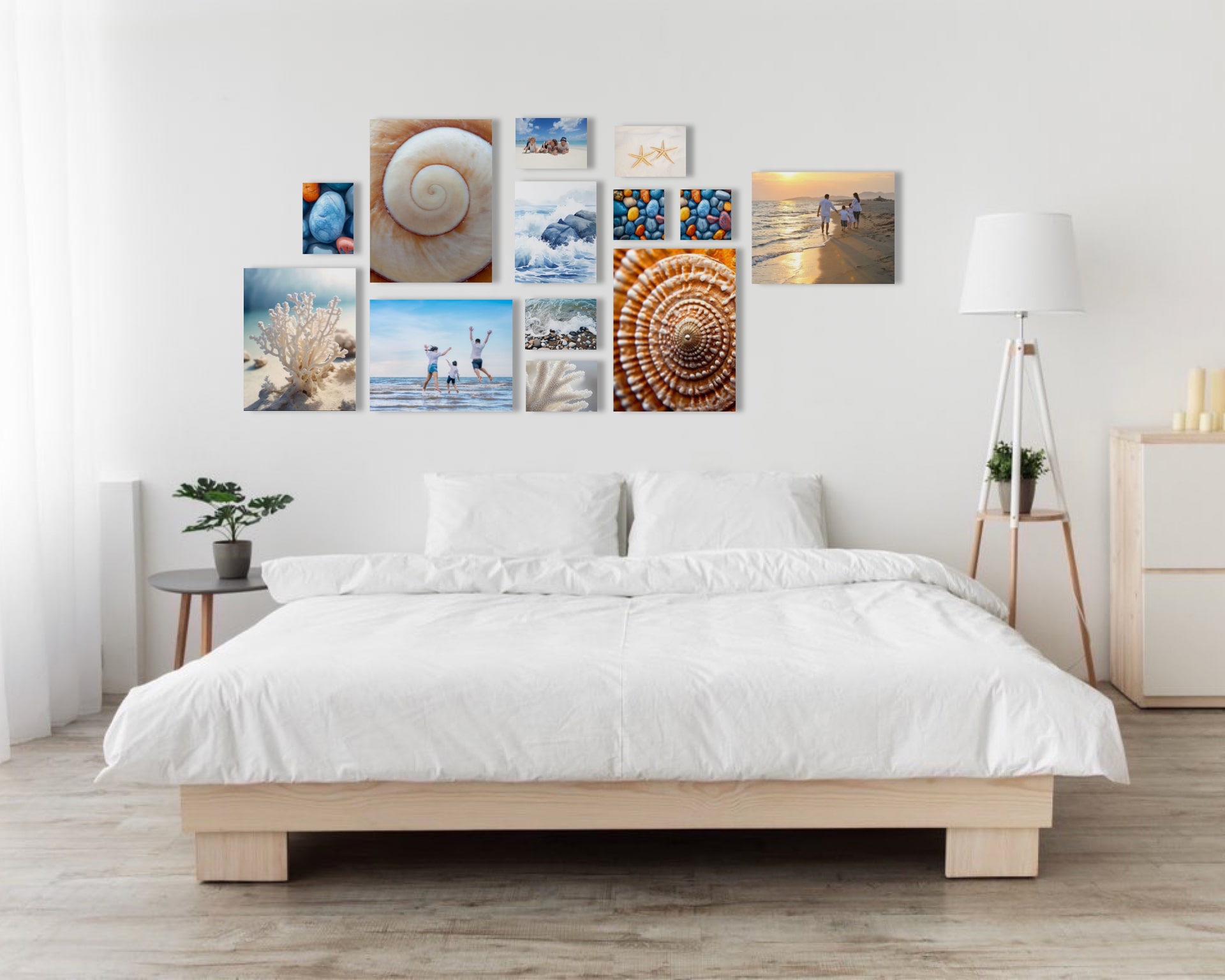Gallery Wall Idea #14 - Bedroom Gallery Wall Ideas
