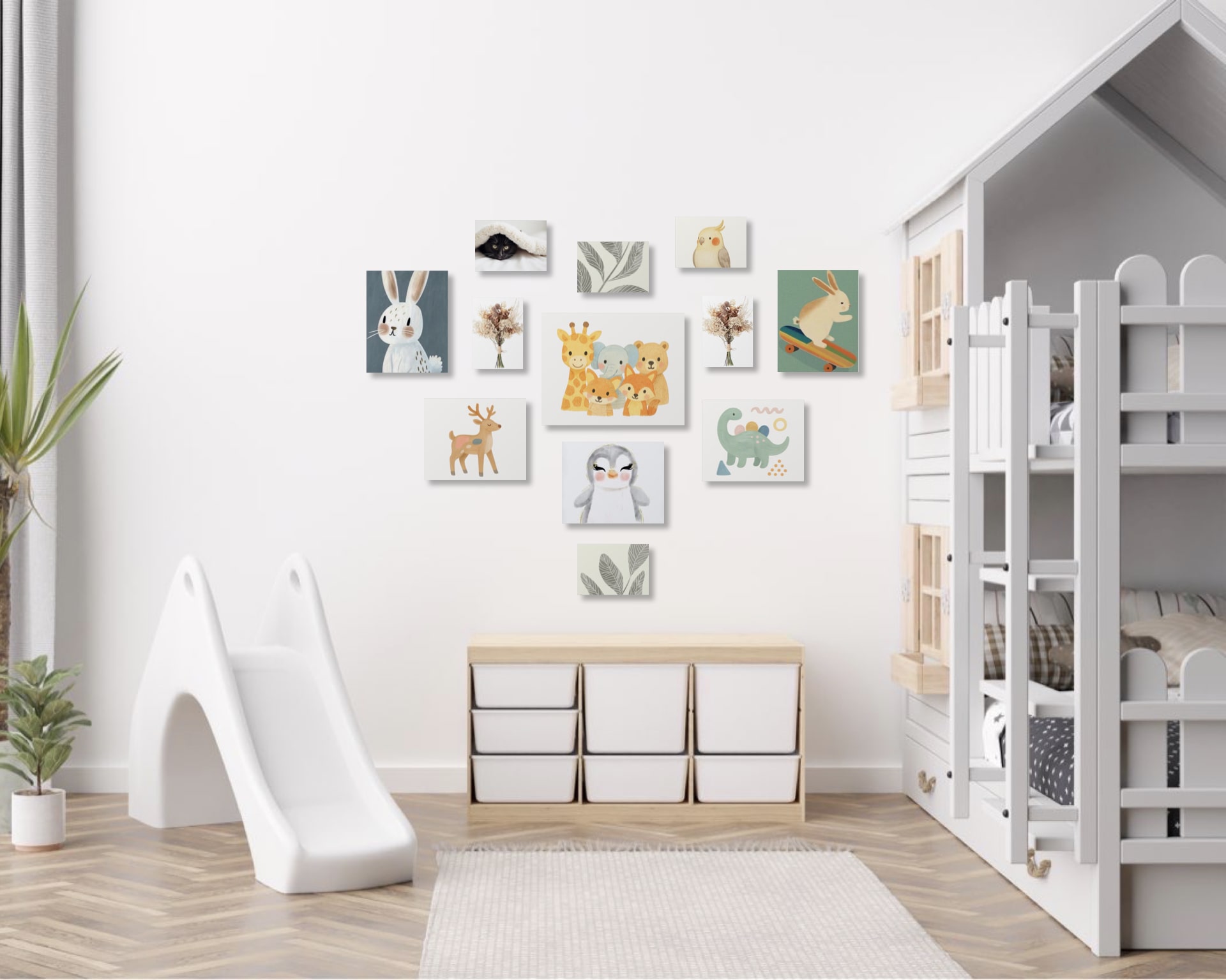 Gallery Wall Idea #5 - Bedroom Gallery Wall Ideas