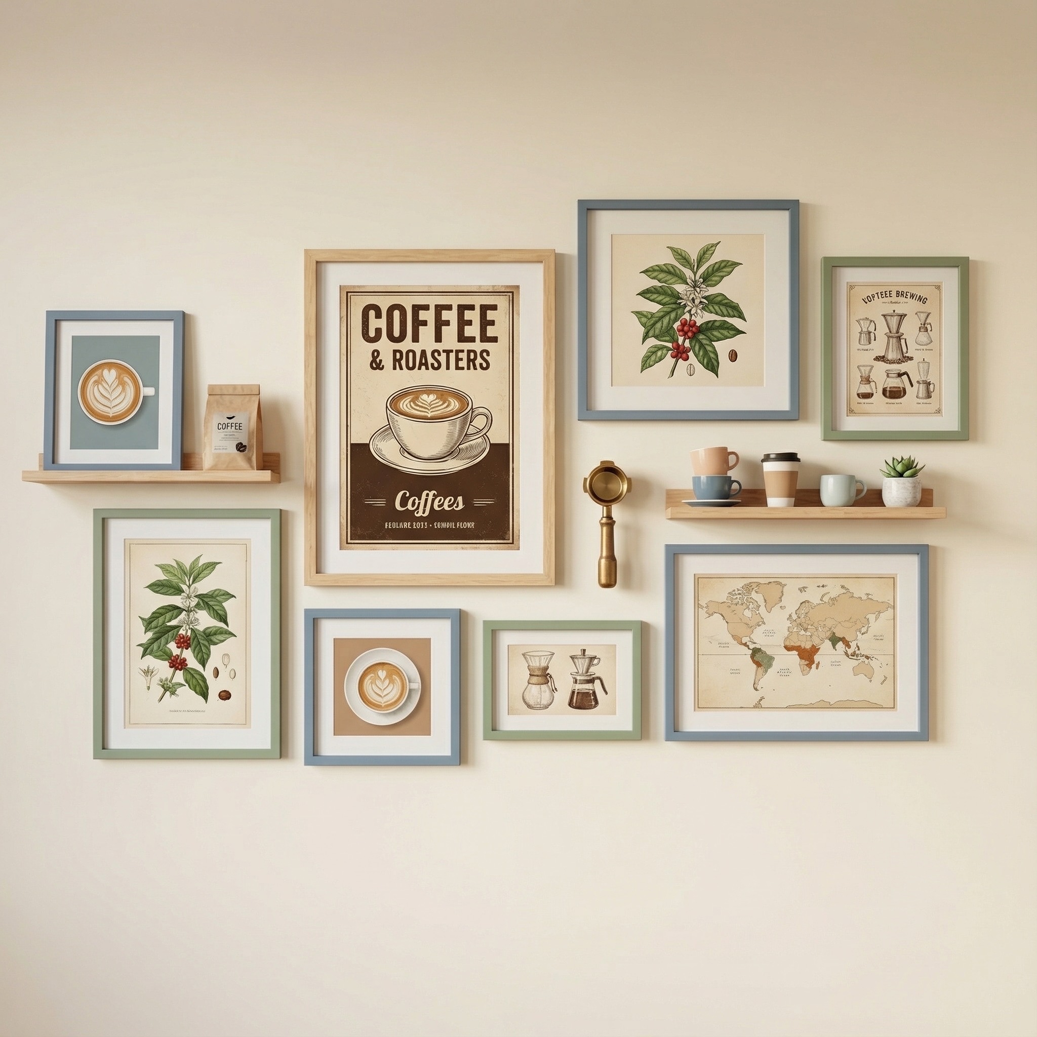 Gallery Wall Idea #1 - Dining Room Gallery Wall Ideas