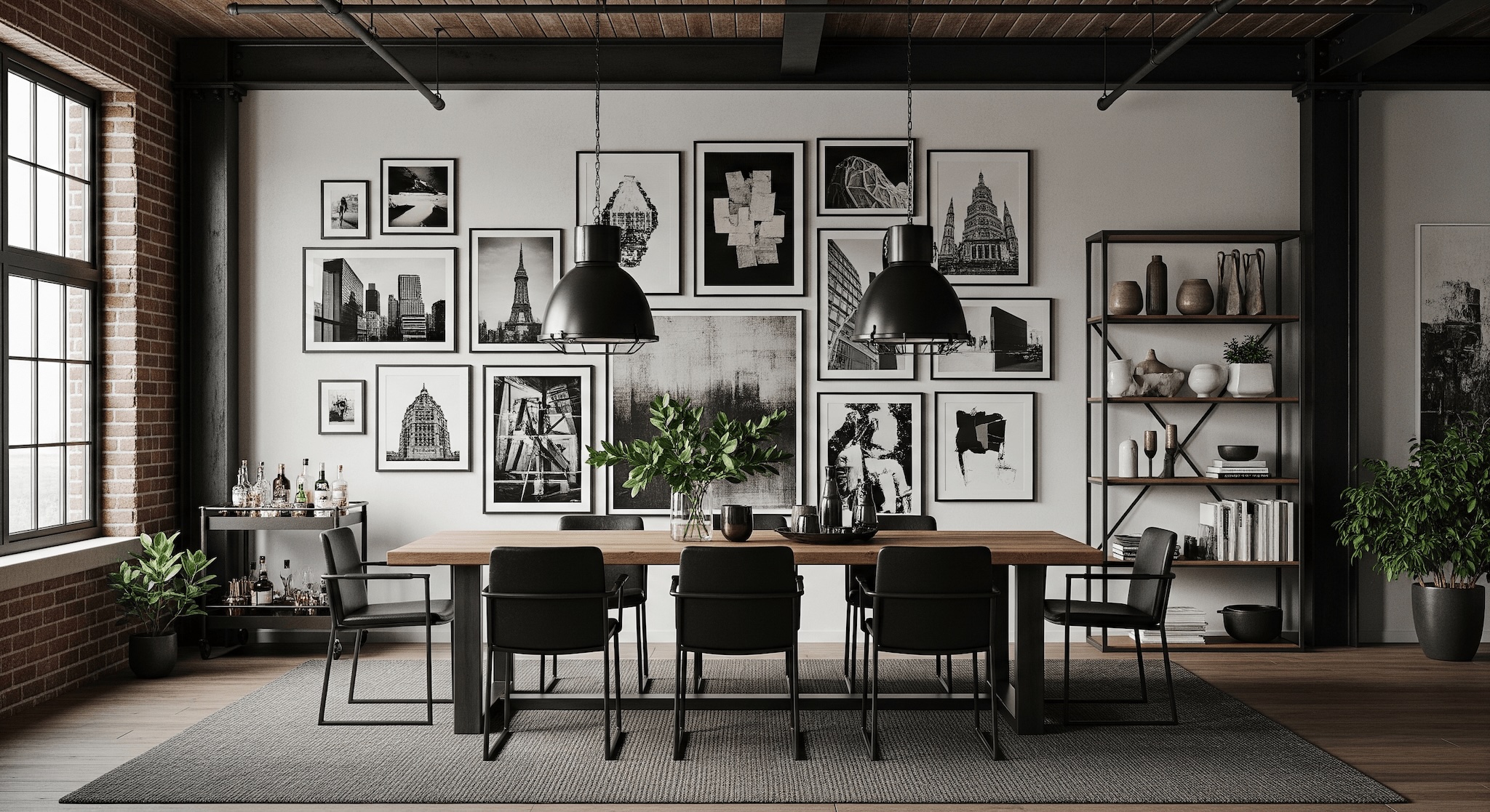 Gallery Wall Idea #15 - Dining Room Gallery Wall Ideas