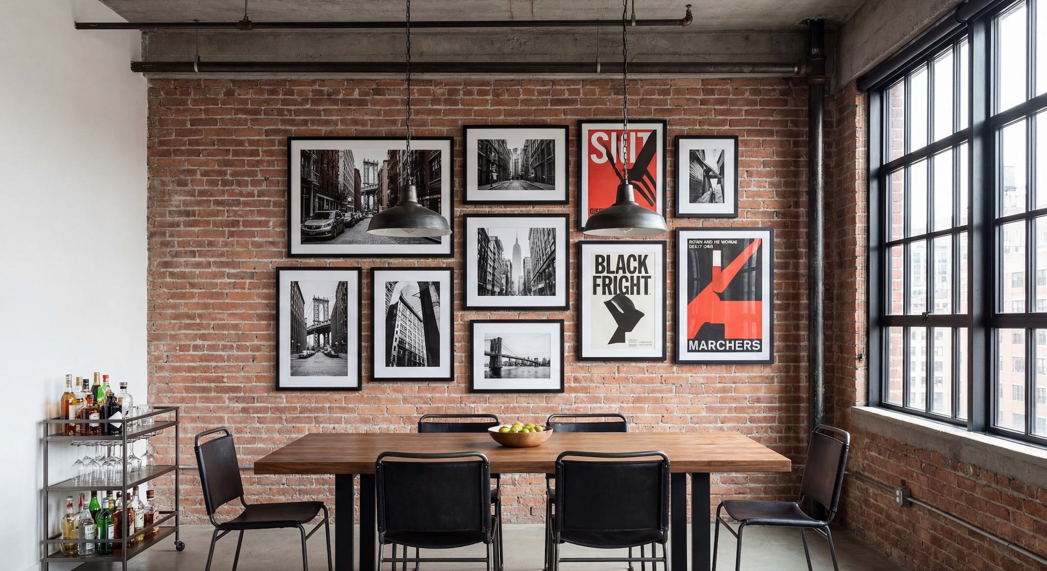 Gallery Wall Idea #16 - Dining Room Gallery Wall Ideas