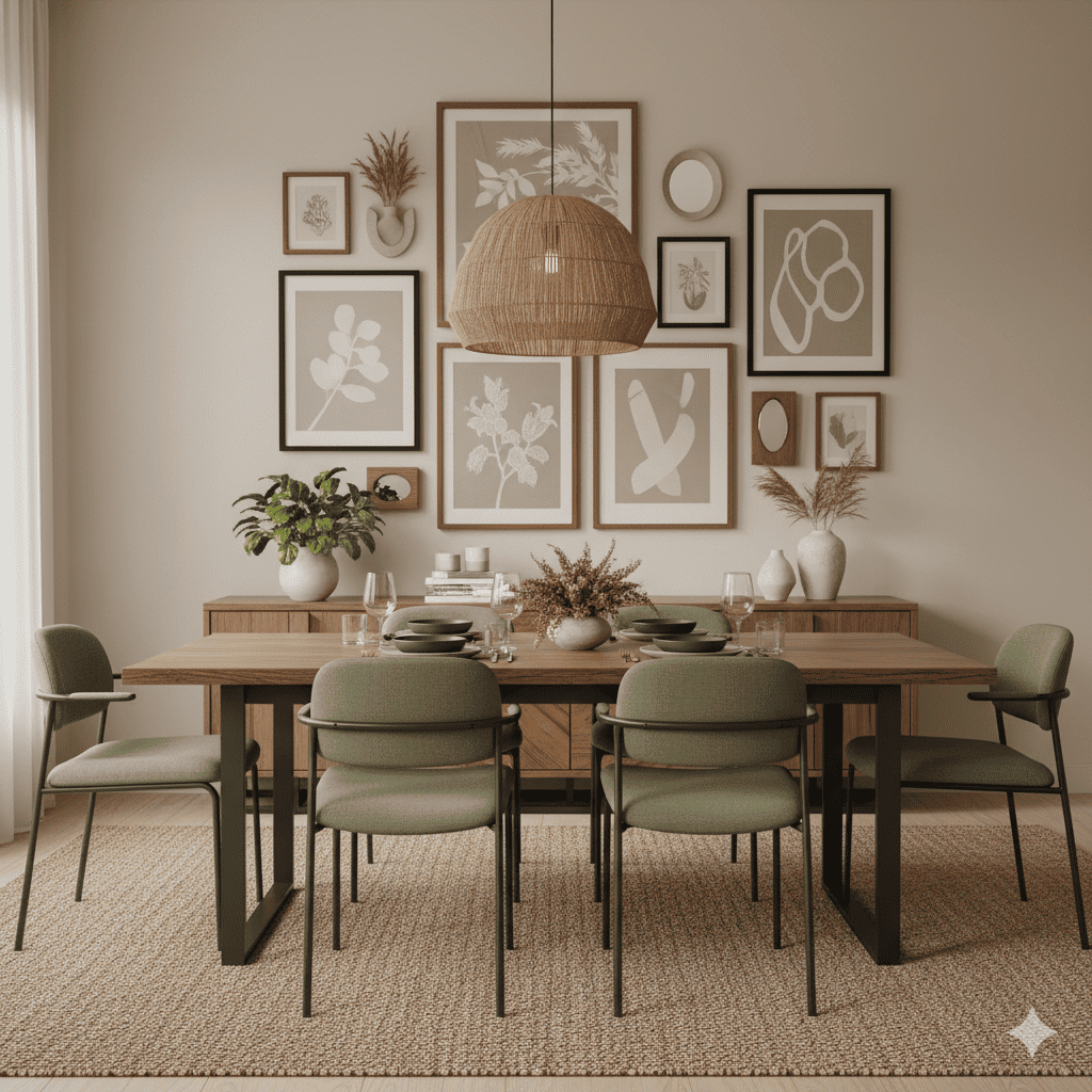 Gallery Wall Idea #19 - Dining Room Gallery Wall Ideas