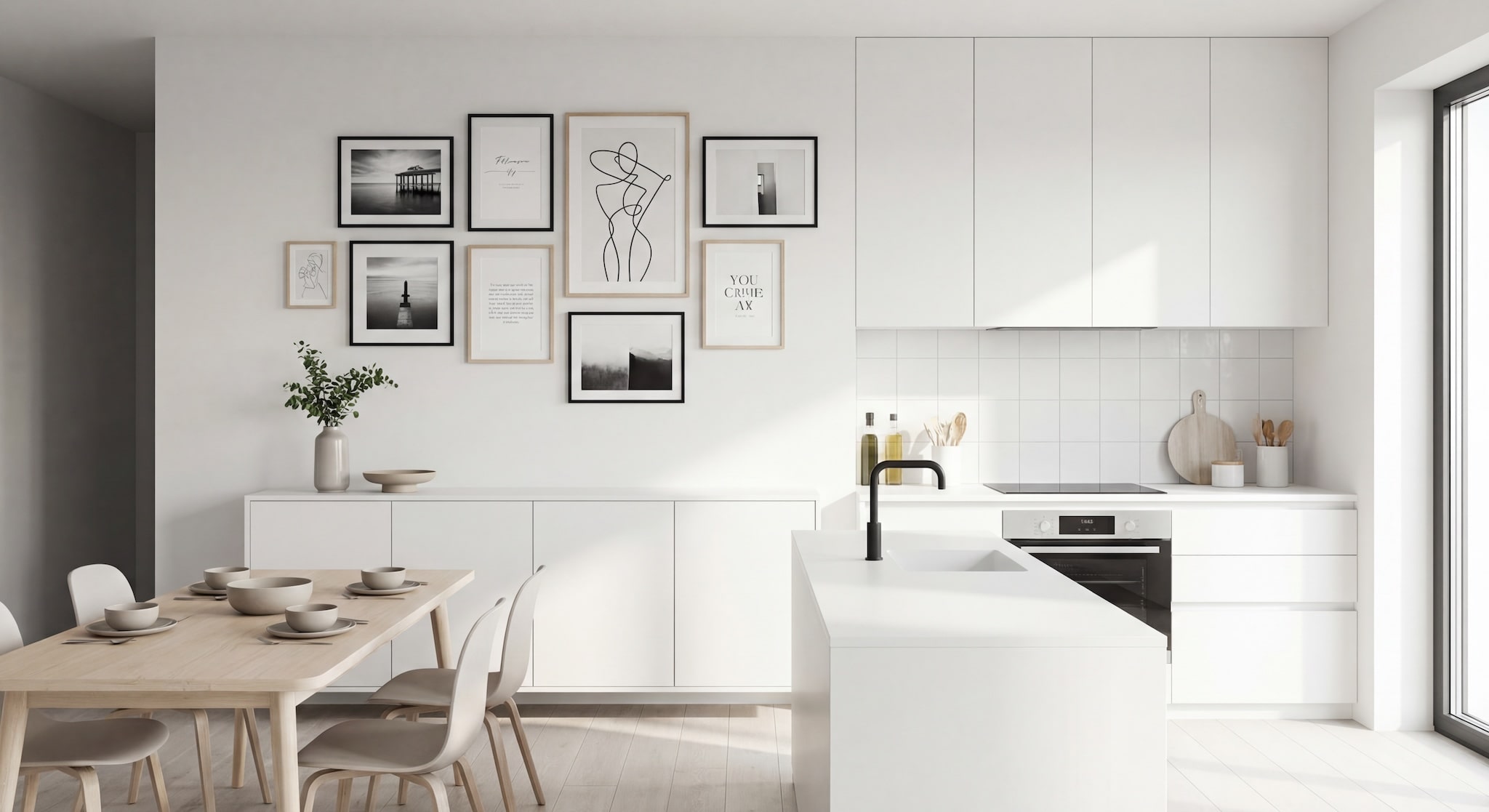 Gallery Wall Idea #23 - Dining Room Gallery Wall Ideas
