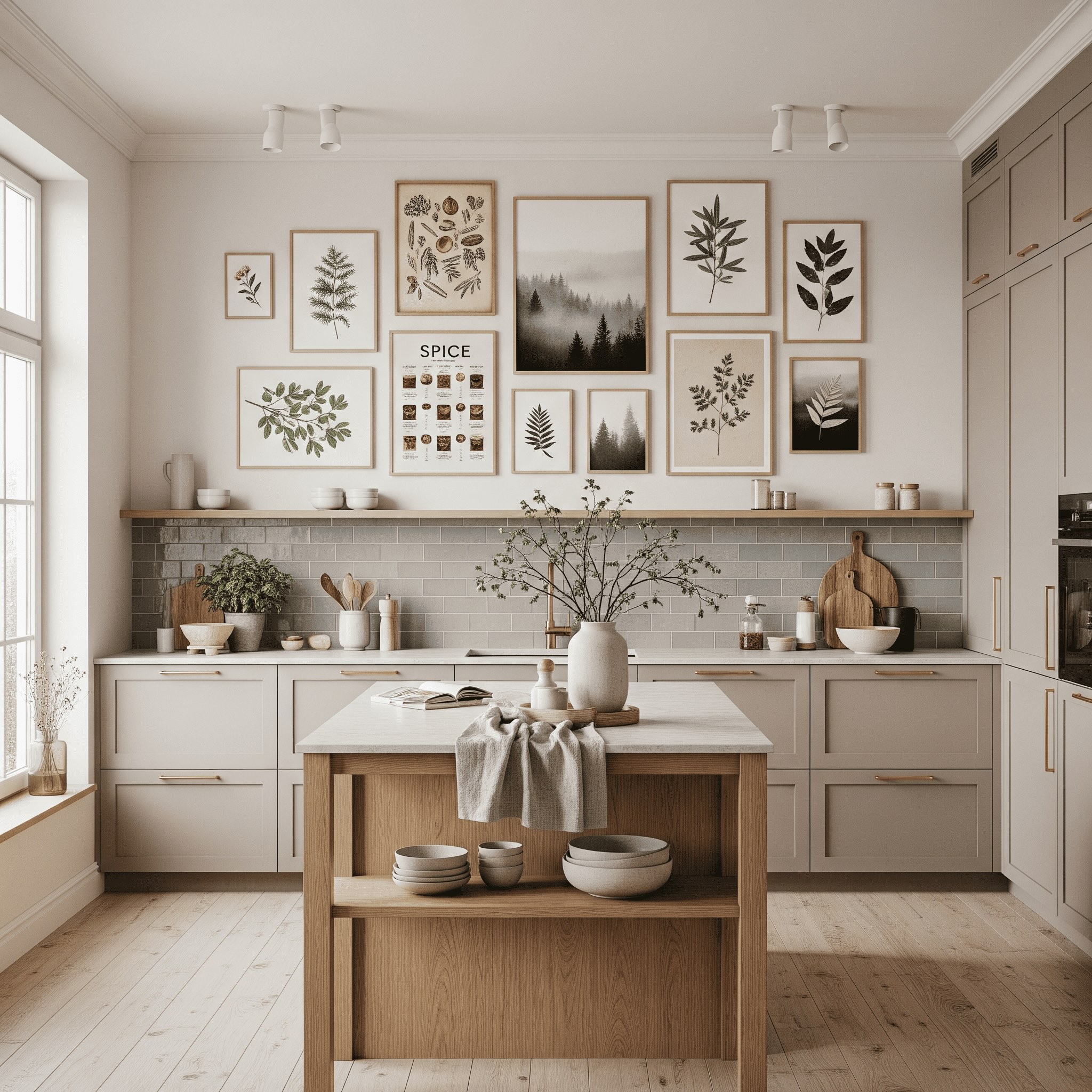 Gallery Wall Idea #25 - Dining Room Gallery Wall Ideas