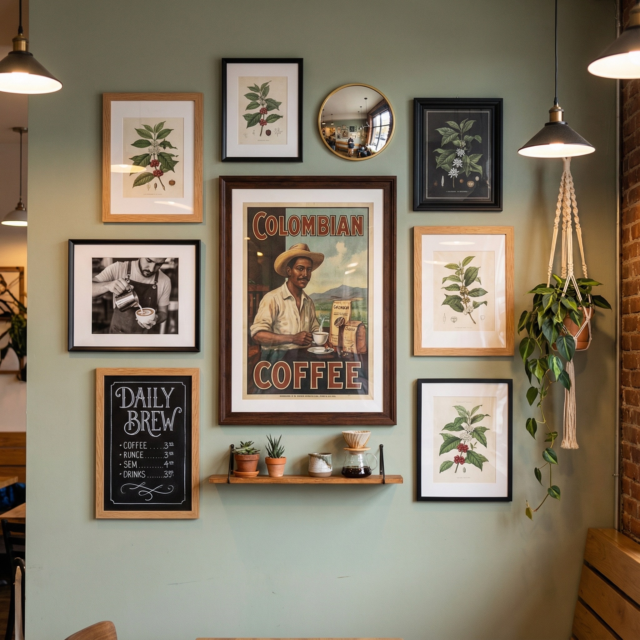 Gallery Wall Idea #4 - Dining Room Gallery Wall Ideas