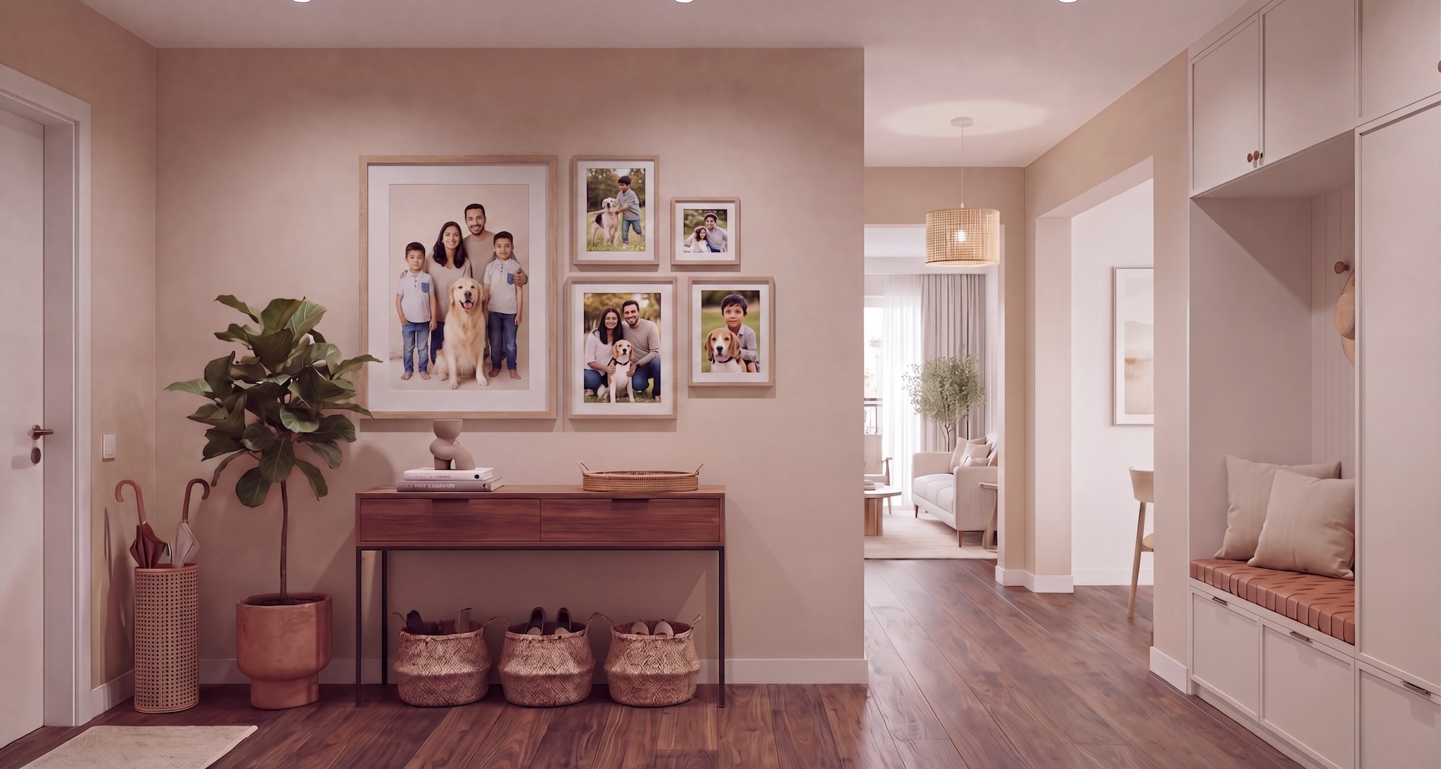 Gallery Wall Idea #13 - Family Photo Gallery Wall Ideas