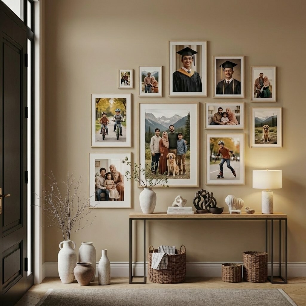 Gallery Wall Idea #15 - Family Photo Gallery Wall Ideas