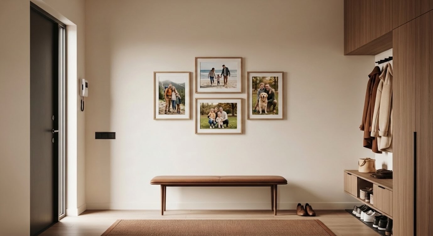 Gallery Wall Idea #16 - Family Photo Gallery Wall Ideas