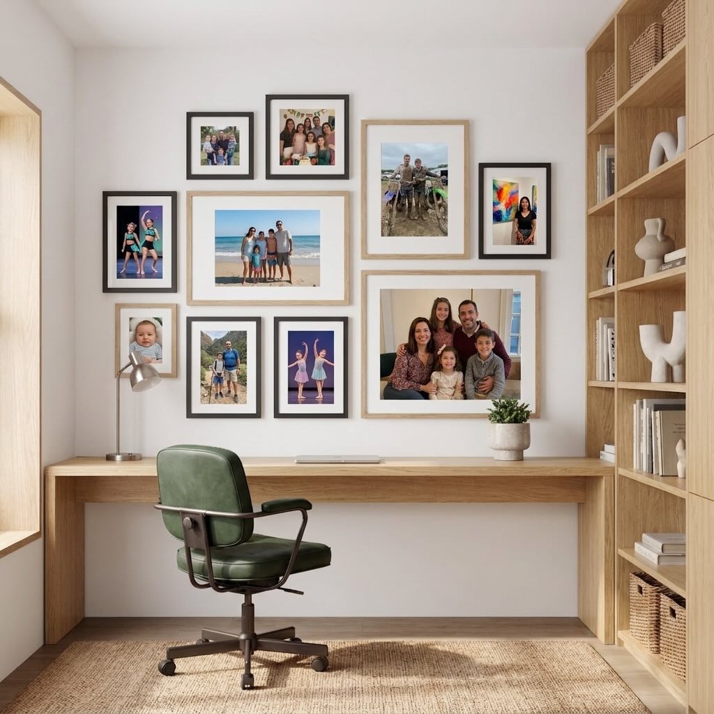 Gallery Wall Idea #17 - Family Photo Gallery Wall Ideas