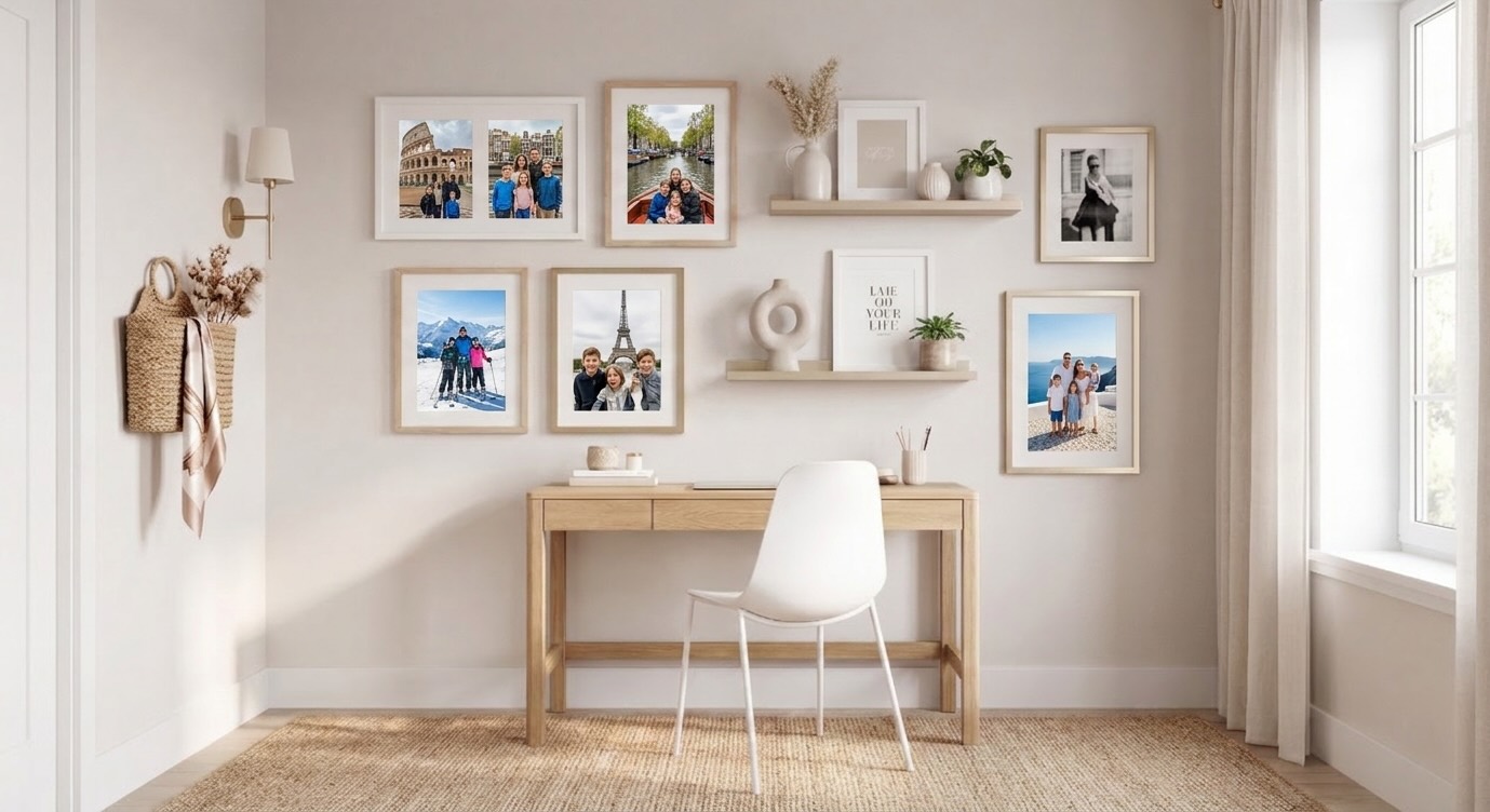 Gallery Wall Idea #18 - Family Photo Gallery Wall Ideas