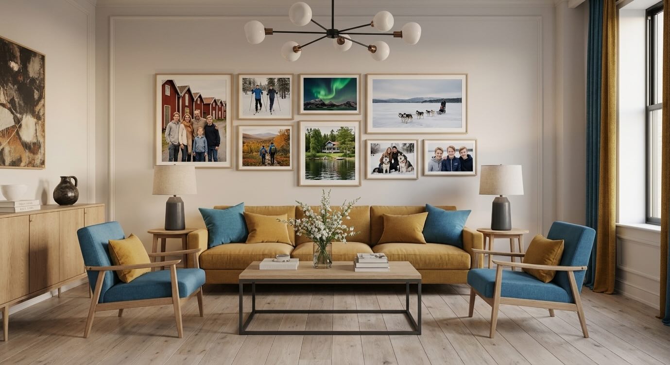 Gallery Wall Idea #23 - Family Photo Gallery Wall Ideas