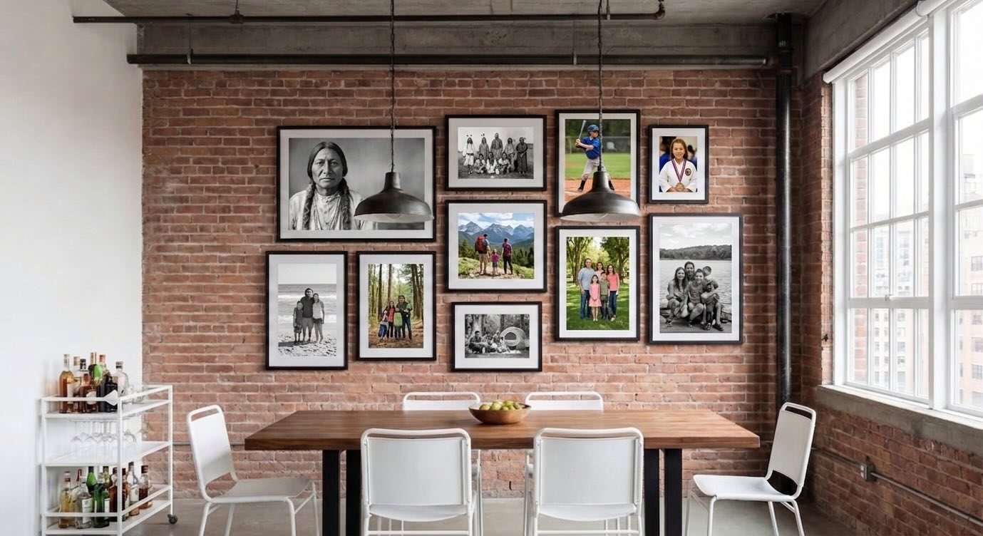 Gallery Wall Idea #26 - Family Photo Gallery Wall Ideas