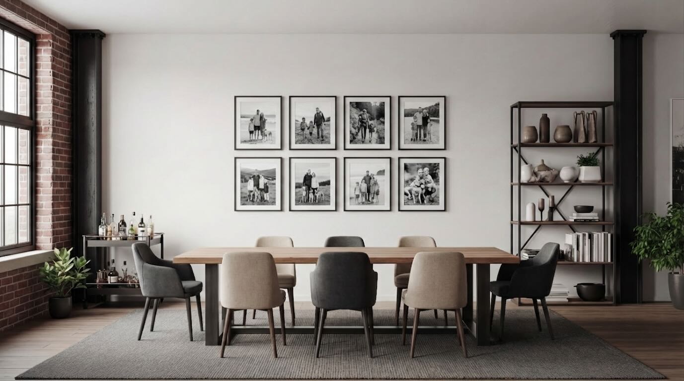 Gallery Wall Idea #6 - Family Photo Gallery Wall Ideas