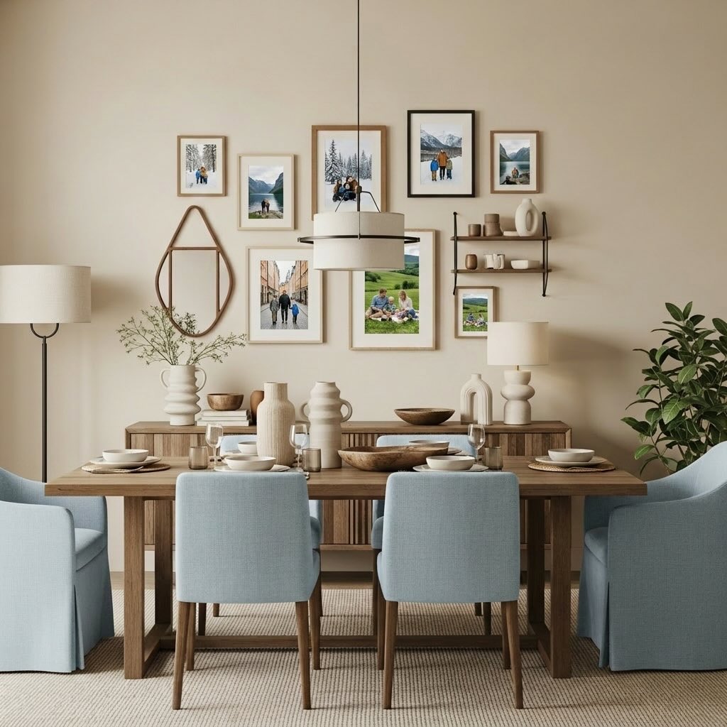 Gallery Wall Idea #7 - Family Photo Gallery Wall Ideas