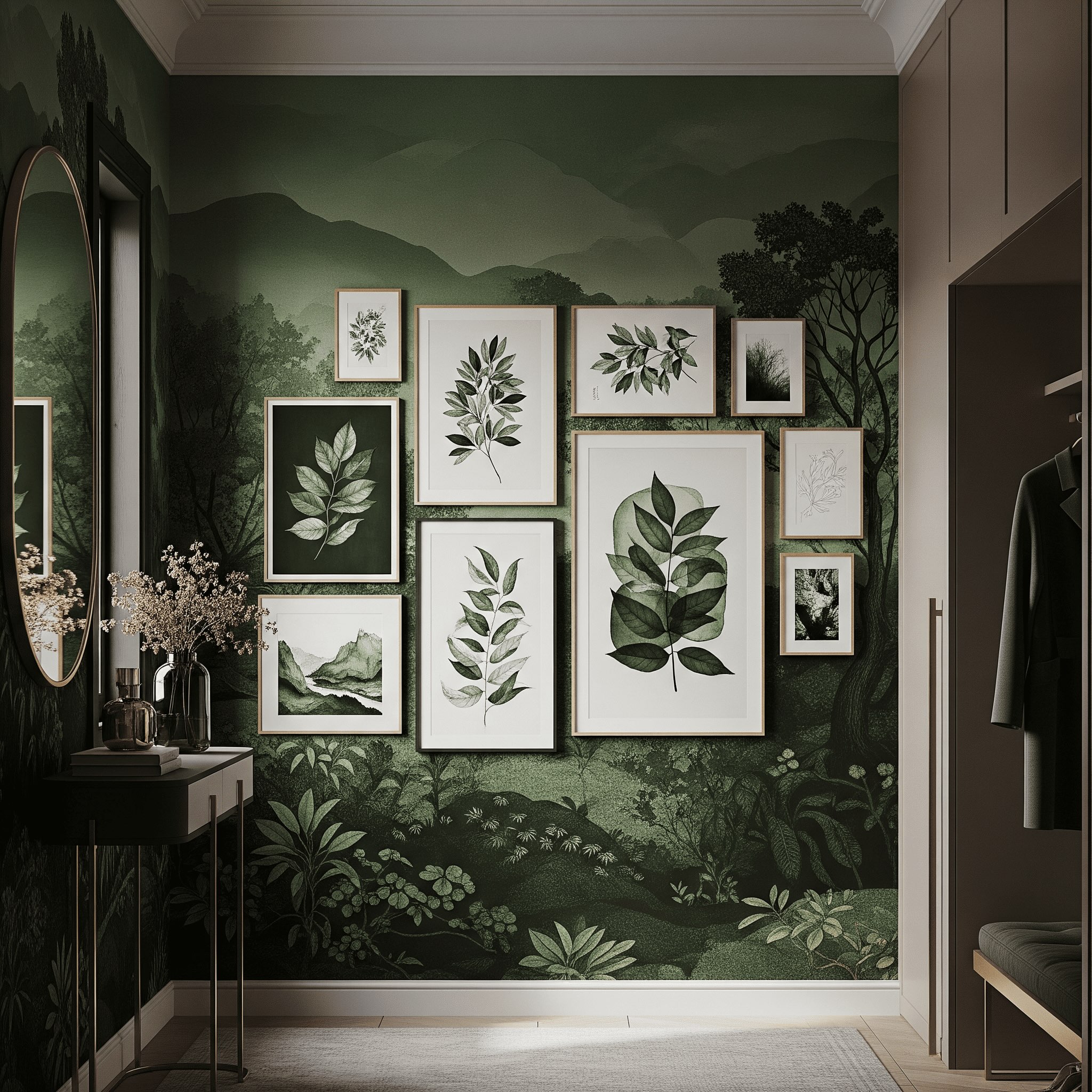 Gallery Wall Idea #10 - Hallway & Entryway Gallery Wall Ideas