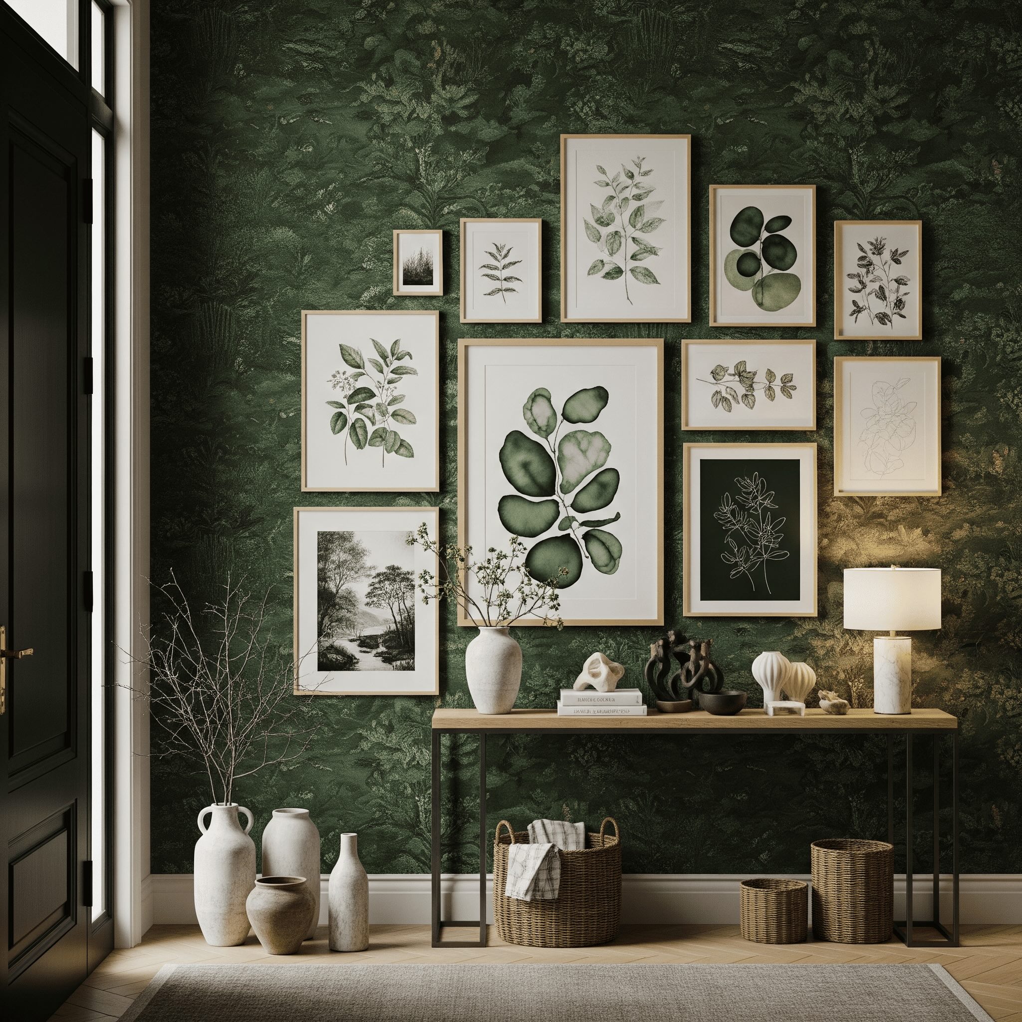 Gallery Wall Idea #11 - Hallway & Entryway Gallery Wall Ideas