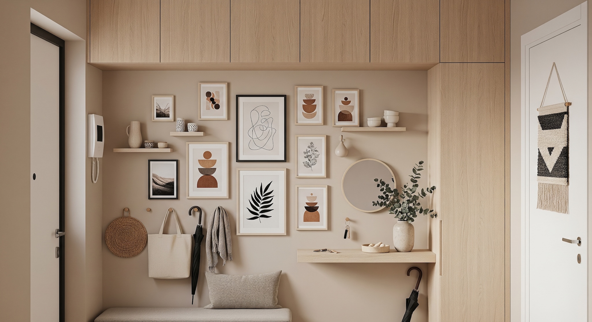 Gallery Wall Idea #12 - Hallway & Entryway Gallery Wall Ideas
