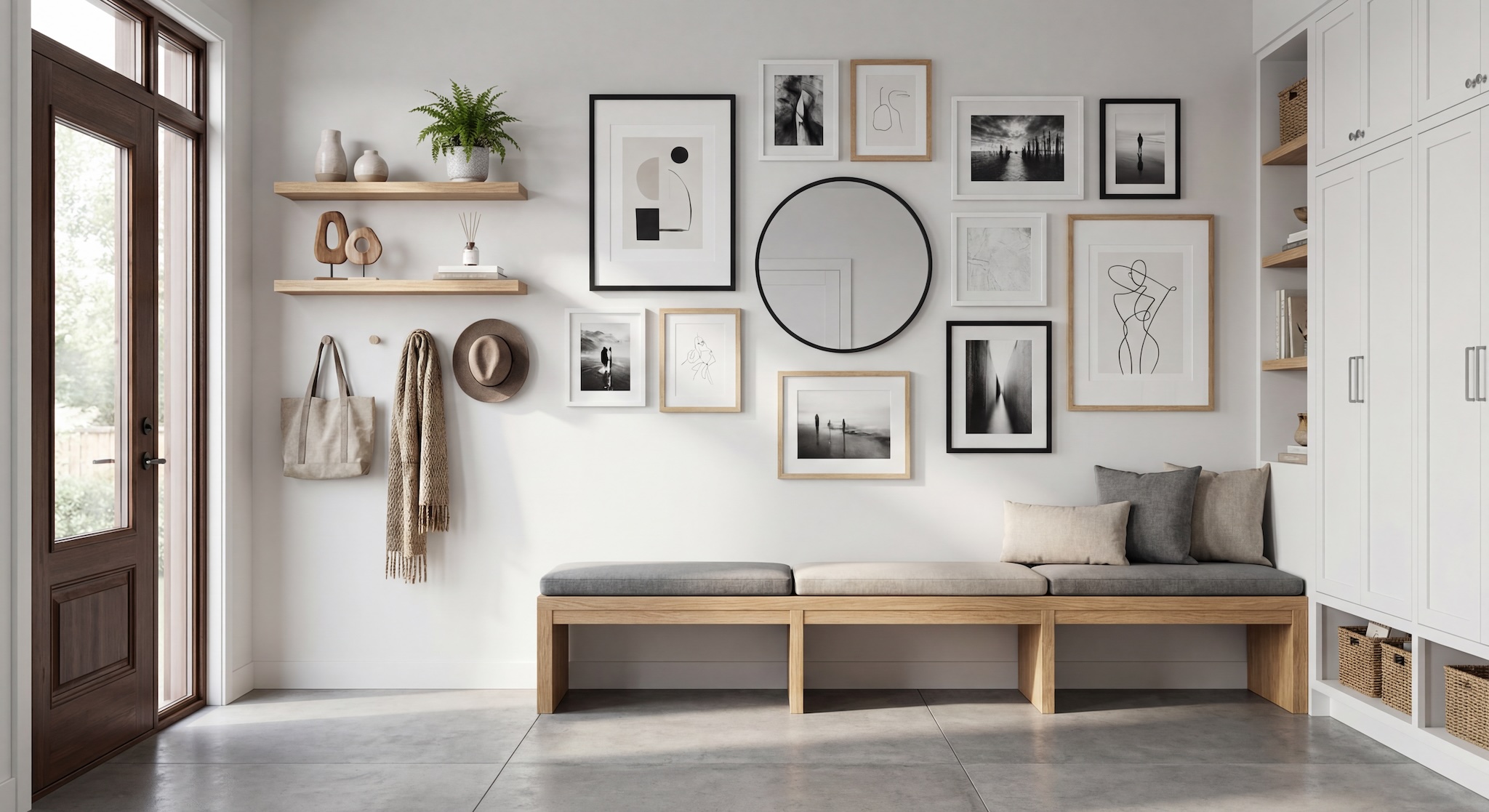 Gallery Wall Idea #13 - Hallway & Entryway Gallery Wall Ideas