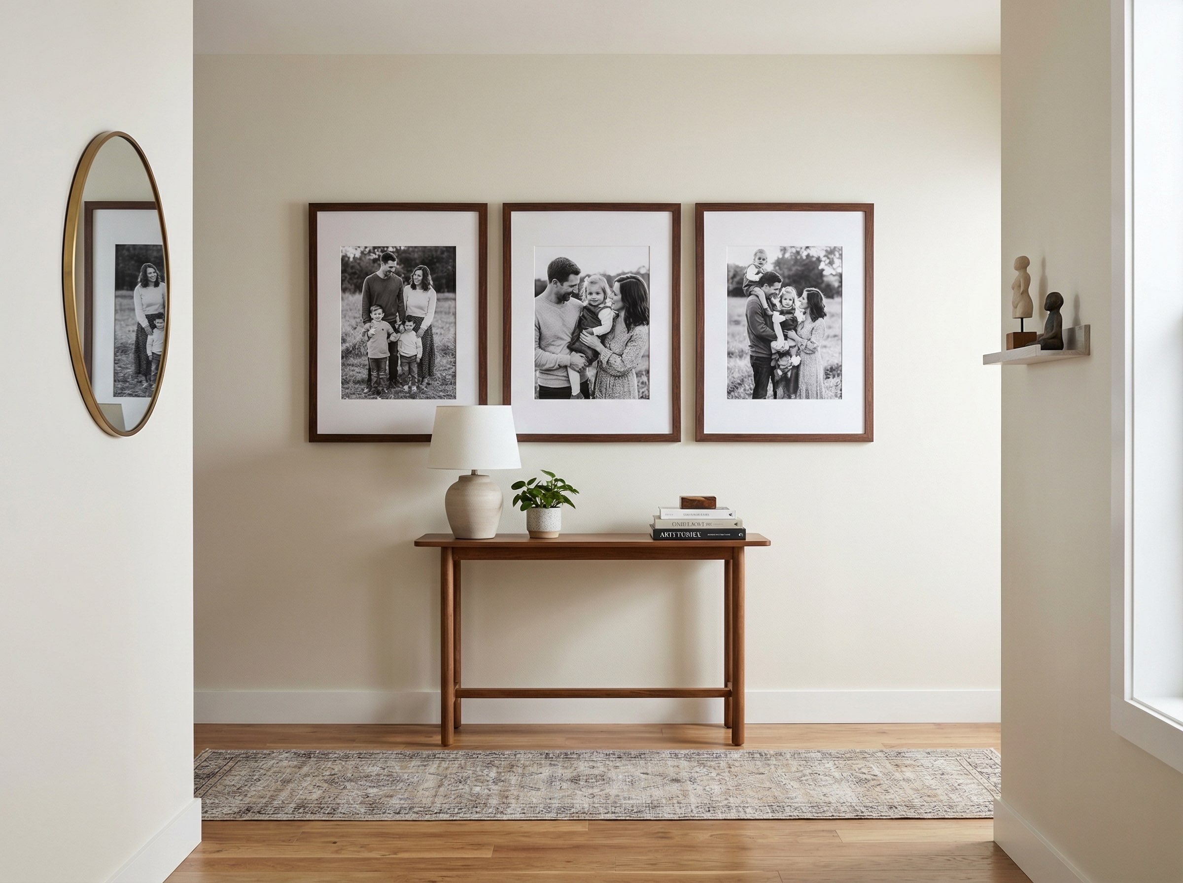 Gallery Wall Idea #3 - Hallway & Entryway Gallery Wall Ideas