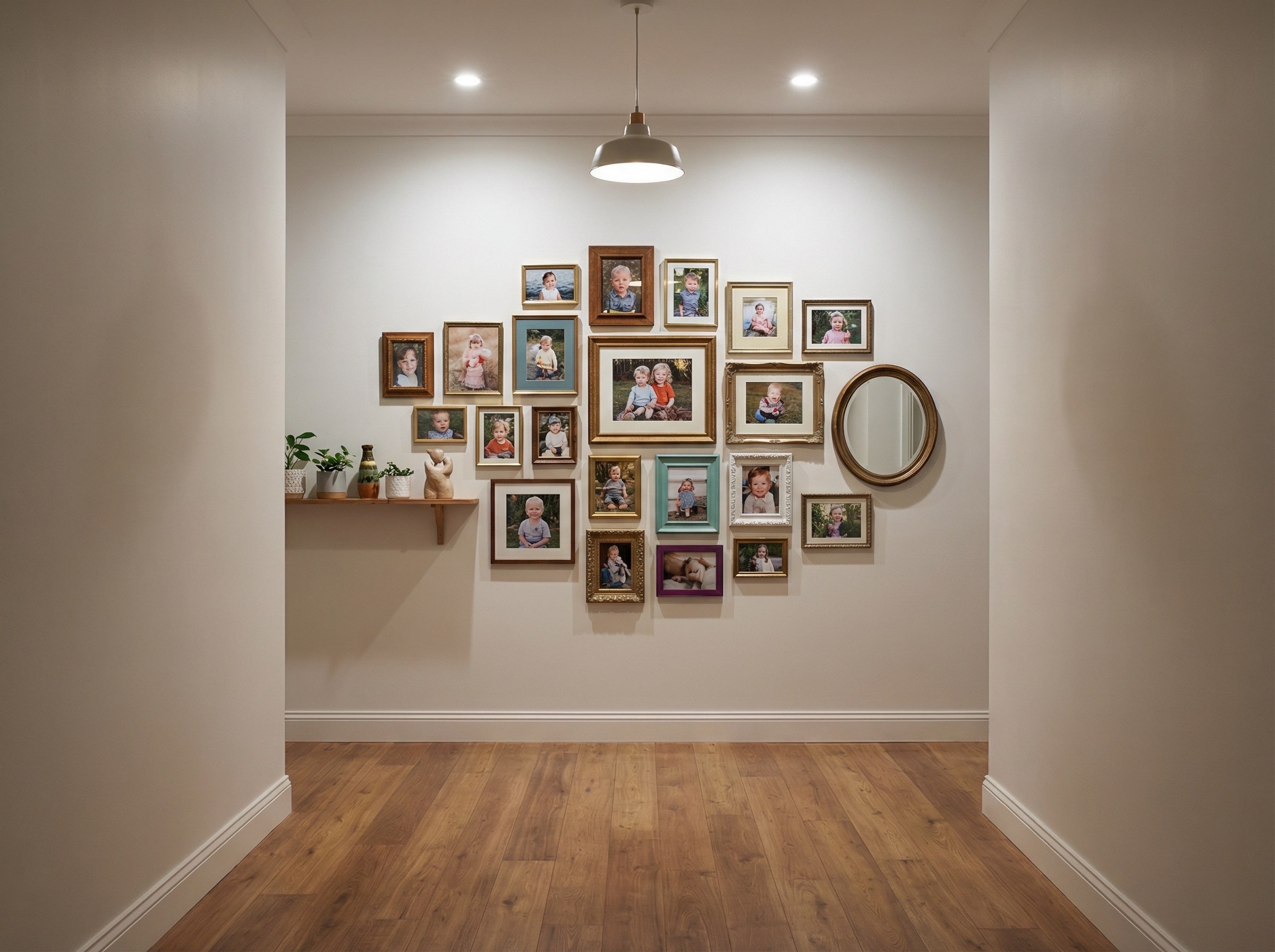 Gallery Wall Idea #5 - Hallway & Entryway Gallery Wall Ideas