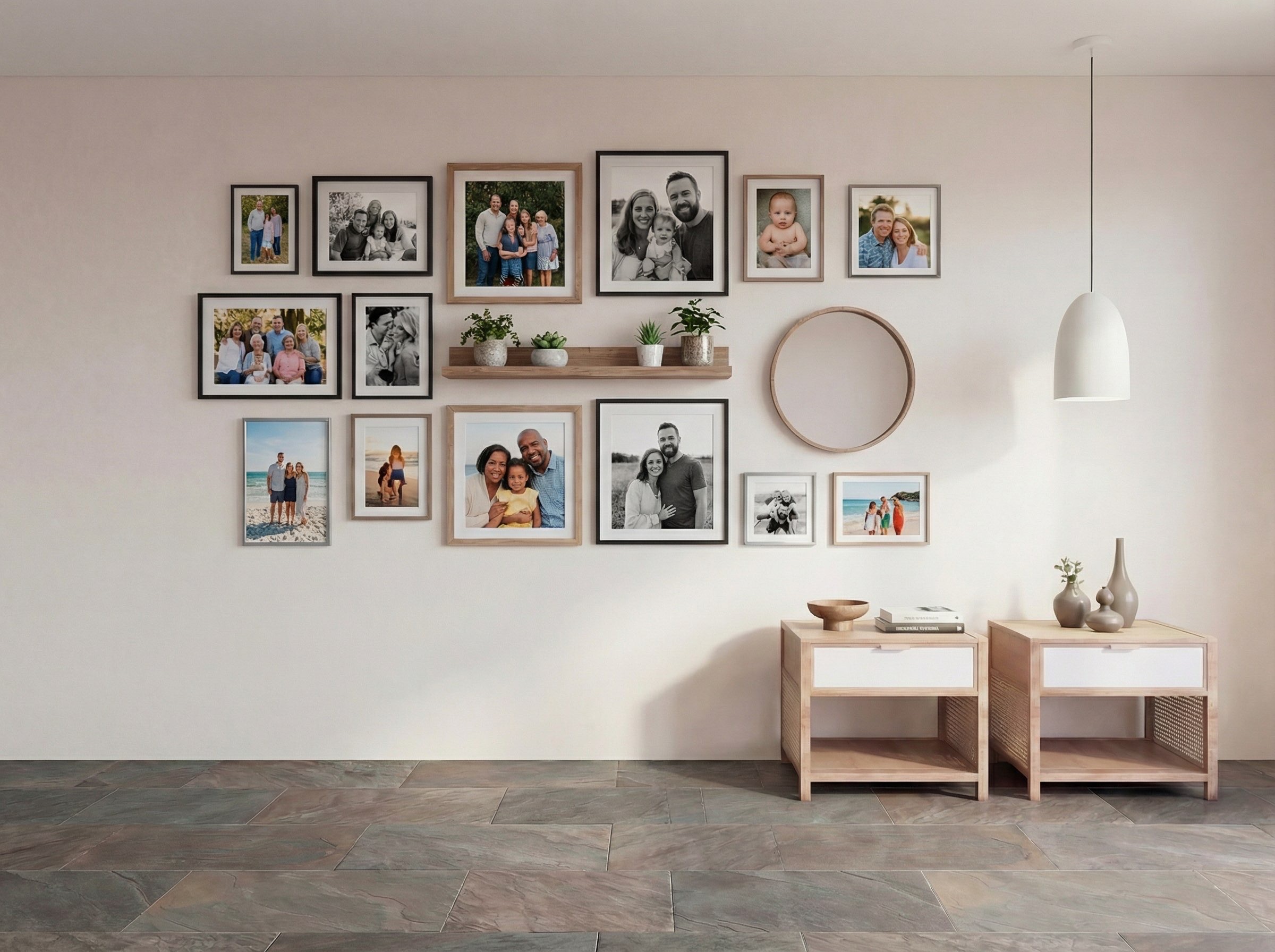 Gallery Wall Idea #6 - Hallway & Entryway Gallery Wall Ideas