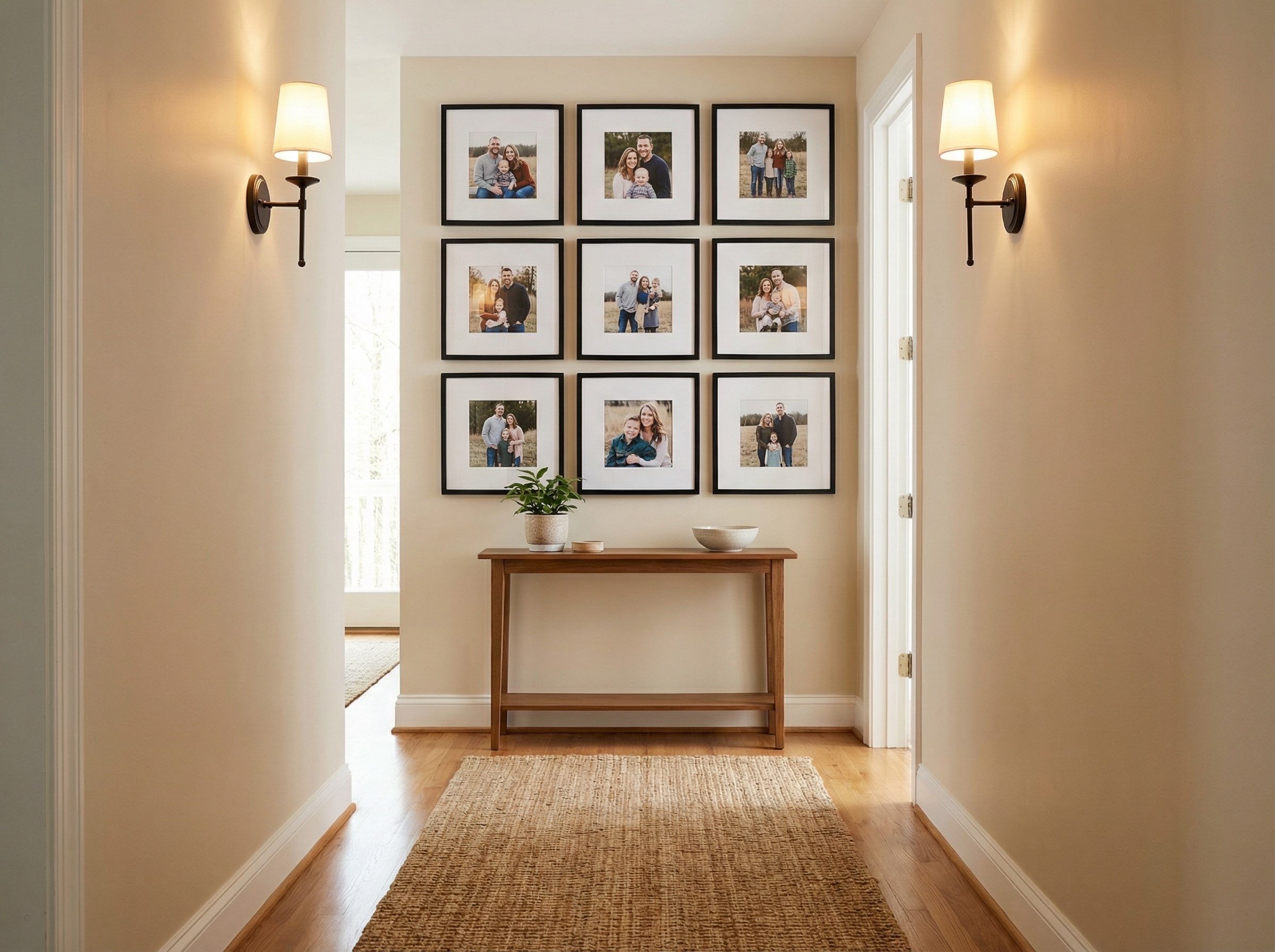 Gallery Wall Idea #9 - Hallway & Entryway Gallery Wall Ideas