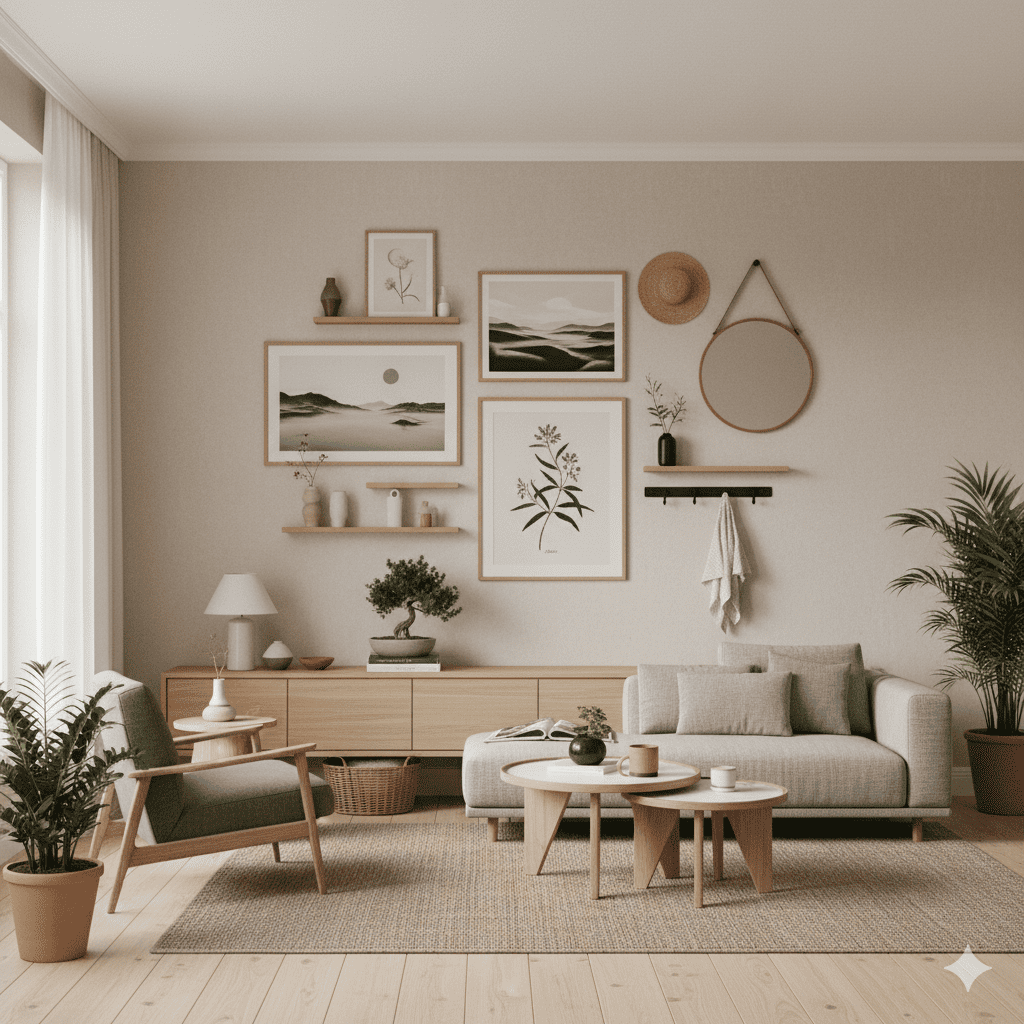 Gallery Wall Idea #20 - Living Room Gallery Wall Ideas
