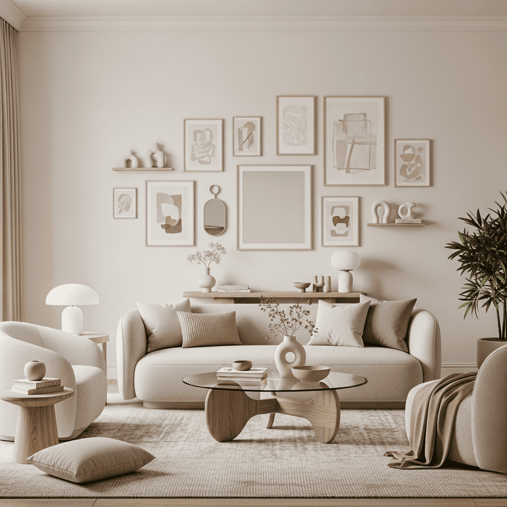 Gallery Wall Idea #27 - Living Room Gallery Wall Ideas