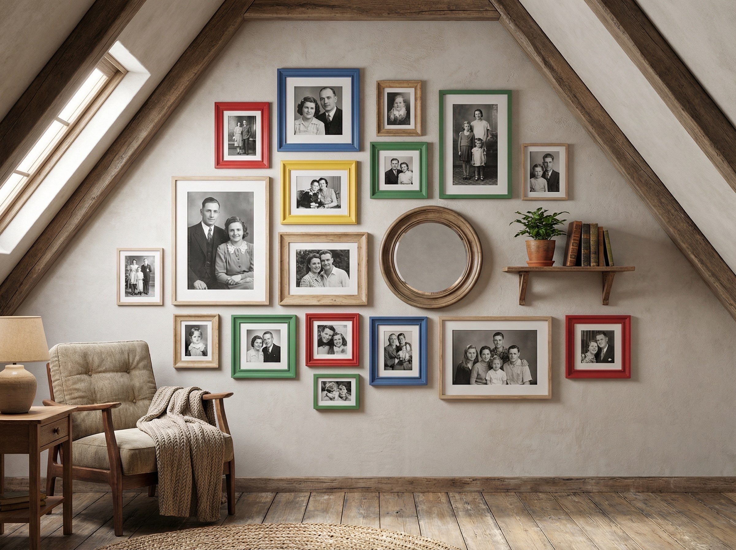 Gallery Wall Idea #3 - Living Room Gallery Wall Ideas
