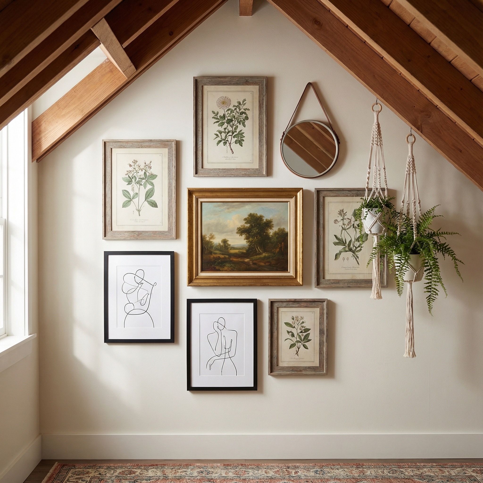 Gallery Wall Idea #5 - Living Room Gallery Wall Ideas