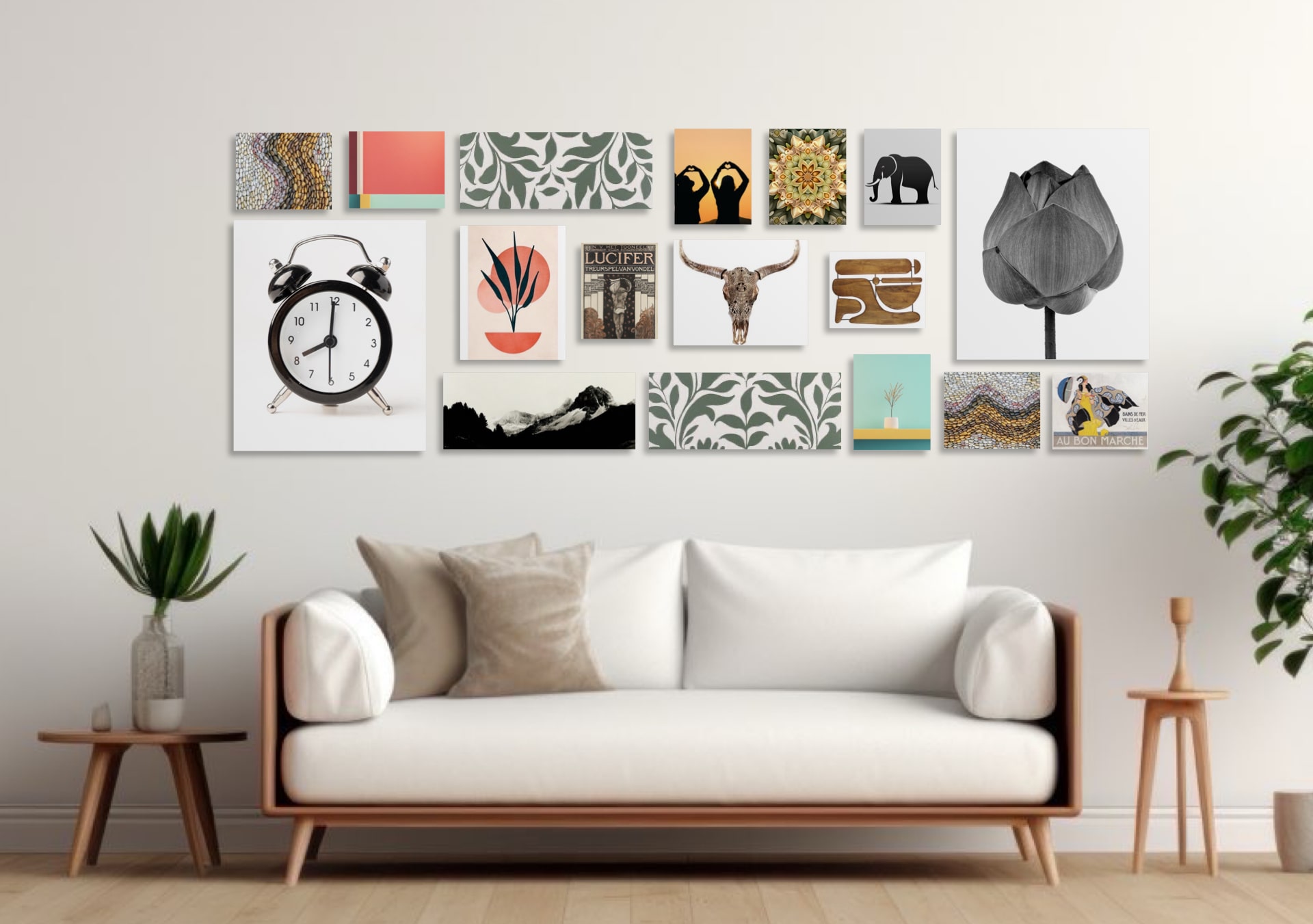 Gallery Wall Idea #15 - Vintage & Retro Gallery Wall Ideas