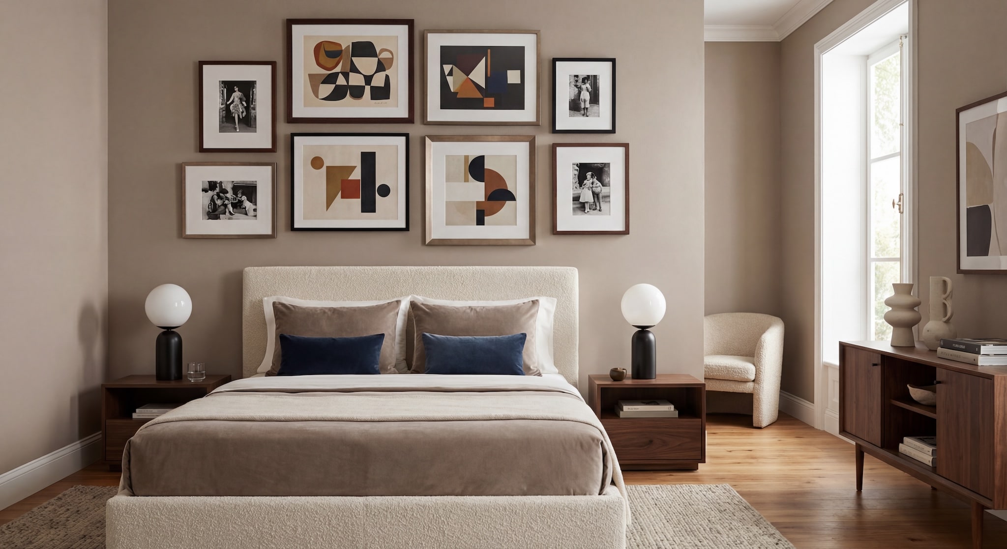 Gallery Wall Idea #3 - Vintage & Retro Gallery Wall Ideas