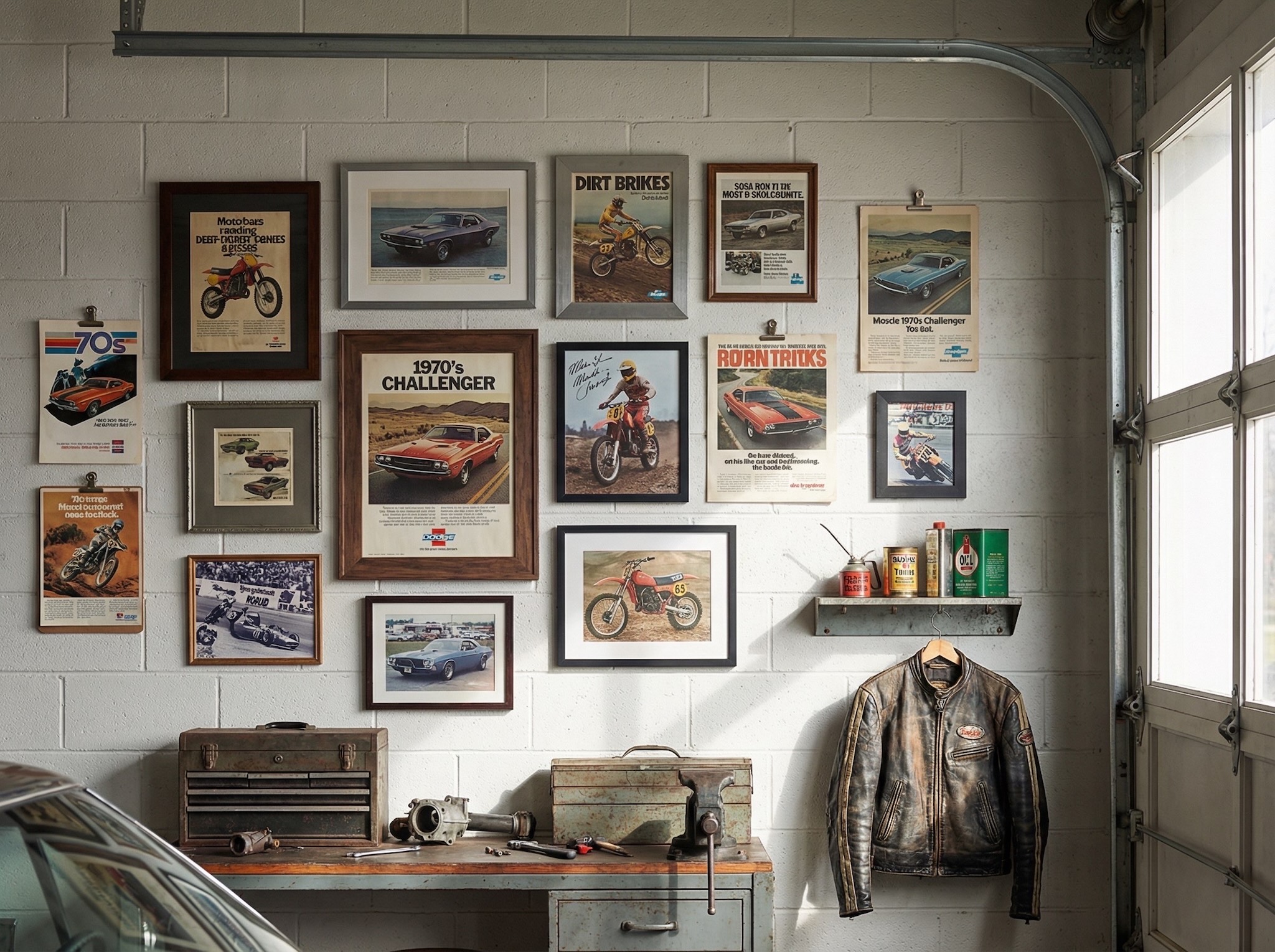 Gallery Wall Idea #6 - Vintage & Retro Gallery Wall Ideas